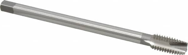 OSG - 1/2-13 UNC 3 Flute H3 Bright Finish High Speed Steel Spiral Point Extension Tap - Plug Chamfer, 6" OAL, 0.94" Thread Length, 3B Class of Fit - Exact Tooling