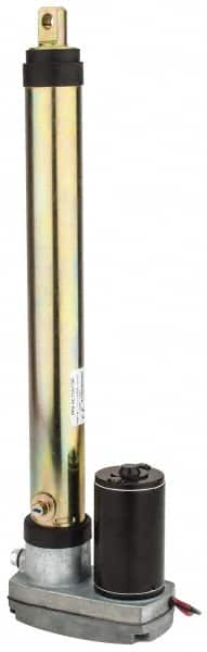 Thomson Industries - 12" Stroke Len, 30% Duty Cycle, 12 Volt, Performance PakLinear Electromechanical Actuator - DC Input, 0.4" per Second, 1,500 Lb Capacity - Exact Tooling