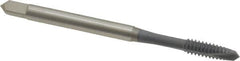 OSG - #6-32 UNC, 2 Flute, elektraLUBE Finish, High Speed Steel Spiral Point Tap - Plug Chamfer, Right Hand Thread, 2" OAL, 11/16" Thread Length - Exact Tooling