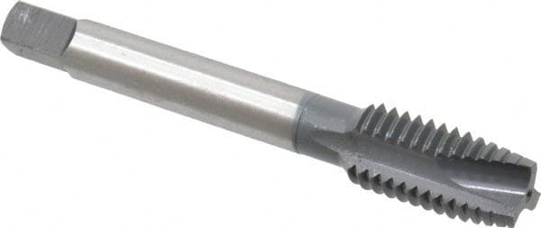 OSG - 1/2-13 UNC, 3 Flute, elektraLUBE Finish, High Speed Steel Spiral Point Tap - Plug Chamfer, Right Hand Thread, 3-3/8" OAL, 1-21/32" Thread Length - Exact Tooling