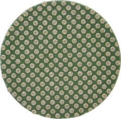 Norton - 2" Diam, 60 Grit Diamond Adhesive PSA Disc - Coarse Grade, Green, Cloth Backing, Flexible - Exact Tooling
