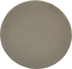 Norton - 2" Diam, 800 Grit Diamond Adhesive PSA Disc - Ultra Fine Grade, White, Cloth Backing, Flexible - Exact Tooling