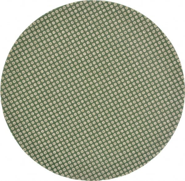 Norton - 5" Diam, 60 Grit Diamond Adhesive PSA Disc - Coarse Grade, Green, Cloth Backing, Flexible - Exact Tooling