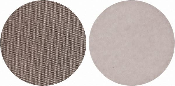 Norton - 5" Diam, 200 Grit Diamond Adhesive PSA Disc - Fine Grade, Red, Cloth Backing, Flexible - Exact Tooling