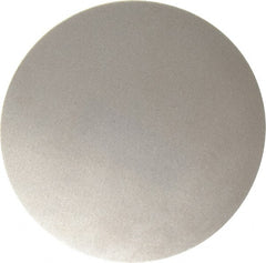 Norton - 6" Diam, 400 Grit Diamond Adhesive PSA Disc - Super Fine Grade, Yellow, Cloth Backing, Flexible - Exact Tooling