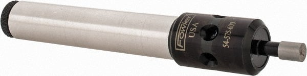Fowler - 0.2" Head Diam, 1/2" Shank, Single End, Electronic Edge Finder - Cylindrical Contact - Exact Tooling