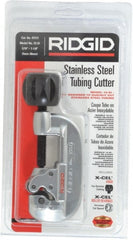 Ridgid - 3/16" to 1-1/8" Pipe Capacity, Tube Cutter - Cuts Copper, Aluminum, Brass - Exact Tooling