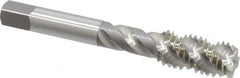OSG - 1/2-13 UNC 3 Flute 3B Bottoming Spiral Flute Tap - High Speed Steel, Bright Finish, 3-3/8" OAL, Right Hand Flute, Right Hand Thread, H3, Series 106/107 - Exact Tooling