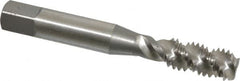OSG - 3/8-16 UNC 3 Flute 2B Bottoming Spiral Flute Tap - High Speed Steel, Bright Finish, 2-15/16" OAL, Right Hand Flute, Right Hand Thread, H5, Series 106/107 - Exact Tooling