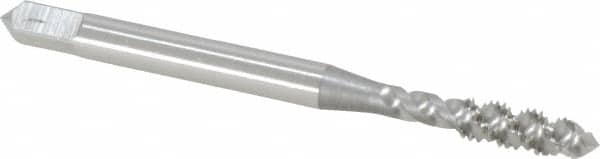 OSG - M4x0.70 Metric Coarse 3 Flute 6H Plug Spiral Flute Tap - High Speed Steel, Bright Finish, 2-1/8" OAL, Right Hand Flute, Right Hand Thread, D4, Series 142 - Exact Tooling