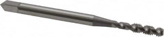 OSG - M3x0.50 Metric Coarse 2 Flute 6H Bottoming Spiral Flute Tap - High Speed Steel, Bright Finish, 1-15/16" OAL, Right Hand Flute, Right Hand Thread, D3, Series 142 - Exact Tooling
