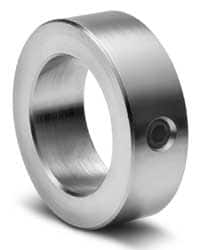 Climax Metal Products - 2-3/8" Bore, Steel, Set Screw Shaft Collar - 3-1/4" Outside Diam, 15/16" Wide - Exact Tooling