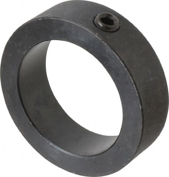 Climax Metal Products - 2-1/2" Bore, Steel, Set Screw Shaft Collar - 3-1/2" Outside Diam, 1" Wide - Exact Tooling