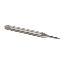 OSG - #00-90 UNC 2 Flute Bright Finish High Speed Steel Straight Flute Standard Hand Tap - Plug, Right Hand Thread, 1-9/16" OAL, 1/4" Thread Length, H2 Limit, Oversize - Exact Tooling