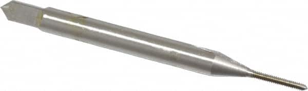 OSG - #00-96 UNC 2 Flute Bright Finish High Speed Steel Straight Flute Standard Hand Tap - Bottoming, Right Hand Thread, 1-9/16" OAL, 1/4" Thread Length, H1 Limit, Oversize - Exact Tooling