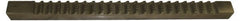 Dumont Minute Man - 1-1/8" Keyway Width, Keyway Broach - High Speed Steel, Bright Finish, 1-1/8" Broach Body Width, 1" to 6" LOC, 20-1/4" OAL, 14,750 Lbs Pressure for Max LOC - Exact Tooling