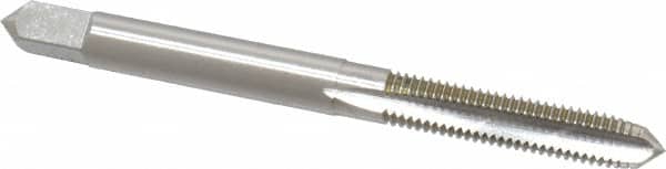 OSG - #8-32 UNC, H2, 3 Flute, Plug Chamfer, Bright Finish, High Speed Steel Hand STI Tap - 2-1/8" OAL, 3/4" Thread Length, 0.131" Square Size, Series 126 - Exact Tooling