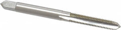 OSG - #8-32 UNC, H2, 3 Flute, Plug Chamfer, Bright Finish, High Speed Steel Hand STI Tap - 2-1/8" OAL, 3/4" Thread Length, 0.131" Square Size, Series 126 - Exact Tooling