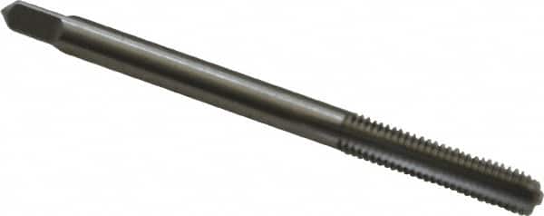 OSG - #4-40 UNC, H1, 3 Flute, Bottoming Chamfer, Bright Finish, High Speed Steel Hand STI Tap - 1-7/8" OAL, 9/16" Thread Length, 0.11" Square Size, Series 126 - Exact Tooling