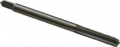 OSG - #4-40 UNC, H1, 3 Flute, Bottoming Chamfer, Bright Finish, High Speed Steel Hand STI Tap - 1-7/8" OAL, 9/16" Thread Length, 0.11" Square Size, Series 126 - Exact Tooling