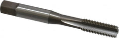 OSG - 1/4-28 UNF, H2, 3 Flute, Bottoming Chamfer, Bright Finish, High Speed Steel Hand STI Tap - 2-1/2" OAL, 1" Thread Length, 0.191" Square Size, Series 126 - Exact Tooling