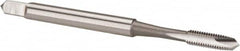OSG - #2-56 UNC, H2, 2 Flutes, Plug Chamfer, Bright Finish, High Speed Steel Spiral Point STI Tap - 1-3/4" OAL, 0.141" Shank Diam, 7/16" Thread Length, Series 125 - Exact Tooling