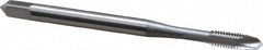 OSG - #3-48 UNC, H2, 2 Flutes, Plug Chamfer, Bright Finish, High Speed Steel Spiral Point STI Tap - 1-13/16" OAL, 0.141" Shank Diam, 1/2" Thread Length, Series 125 - Exact Tooling