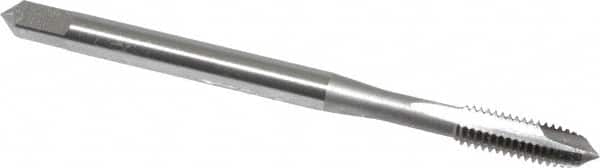 OSG - #4-40 UNC, H1, 2 Flutes, Plug Chamfer, Bright Finish, High Speed Steel Spiral Point STI Tap - 1-7/8" OAL, 0.141" Shank Diam, 9/16" Thread Length, Series 125 - Exact Tooling