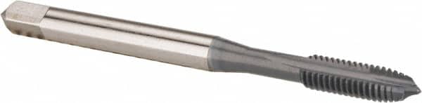 OSG - #6-32 UNC, H2, 2 Flutes, Plug Chamfer, elektraLUBE Finish, High Speed Steel Spiral Point STI Tap - 2" OAL, 11/16" Thread Length, Series 125 - Exact Tooling