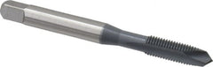 OSG - #10-32 UNF, H2, 2 Flutes, Plug Chamfer, elektraLUBE Finish, High Speed Steel Spiral Point STI Tap - 2-3/8" OAL, 7/8" Thread Length, Series 125 - Exact Tooling