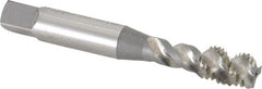 OSG - 5/16-18 UNC, 3 Flute, 50° Helix, Bottoming Chamfer, Bright Finish, High Speed Steel Spiral Flute STI Tap - Right Hand Flute, 2-23/32" OAL, 0.381" Shank Diam, 1-1/8" Thread Length - Exact Tooling