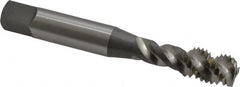OSG - 5/16-18 UNC, 3 Flute, 50° Helix, Bottoming Chamfer, Bright Finish, High Speed Steel Spiral Flute STI Tap - Right Hand Flute, 2-23/32" OAL, 0.381" Shank Diam, 1-1/8" Thread Length - Exact Tooling