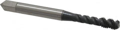 OSG - #8-32 UNC, 3 Flute, 50° Helix, Bottoming Chamfer, elektraLUBE Finish, High Speed Steel Spiral Flute STI Tap - 2-1/8" OAL, 3/4" Thread Length - Exact Tooling