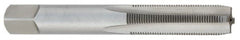 OSG - 15/16-20 UNEF 6 Flute Bright Finish High Speed Steel Straight Flute Standard Hand Tap - Plug, Right Hand Thread, 4-29/32" OAL, 2-7/32" Thread Length, H3 Limit, Oversize - Exact Tooling