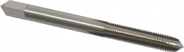 OSG - #12-32 UNEF 4 Flute Bright Finish High Speed Steel Straight Flute Standard Hand Tap - Plug, Right Hand Thread, 2-3/8" OAL, 15/16" Thread Length, H3 Limit, Oversize - Exact Tooling