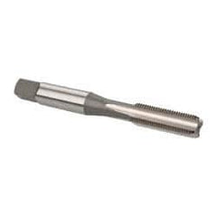 OSG - 5/16-32 UNEF 4 Flute Bright Finish High Speed Steel Straight Flute Standard Hand Tap - Bottoming, Right Hand Thread, 2-23/32" OAL, 1-1/8" Thread Length, H3 Limit, Oversize - Exact Tooling