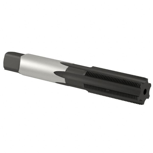 OSG - 1-20 UNEF 6 Flute Bright Finish High Speed Steel Straight Flute Standard Hand Tap - Bottoming, Right Hand Thread, 5-1/8" OAL, 2-1/2" Thread Length, H3 Limit, Oversize - Exact Tooling