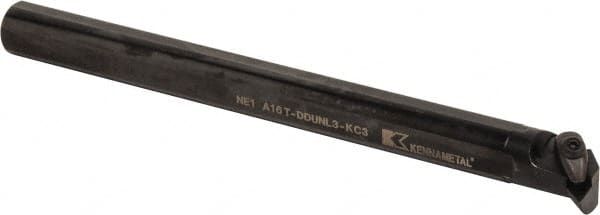 Kennametal - 1.3" Min Bore Diam, 12" OAL, 1" Shank Diam, A-DDUN-KC Indexable Boring Bar - DN.. Insert, Clamp Holding Method - Exact Tooling