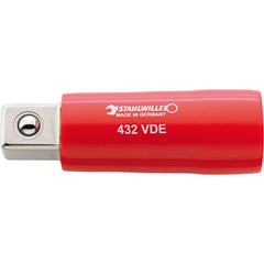 Socket Adapters & Universal Joints; Adapter Type: Convertor; Male Size: 1/2 in; Female Size: 3/8; Male Drive Style: Square; Overall Length (Inch): 2-5/8 in; Female Drive Style: Square; Finish: Chrome-Plated; Material: Steel