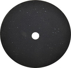 Norton - 6" 36 Grit Aluminum Oxide Cutoff Wheel - 1/16" Thick, 5/8" Arbor, 10,185 Max RPM, Use with Circular Saws - Exact Tooling