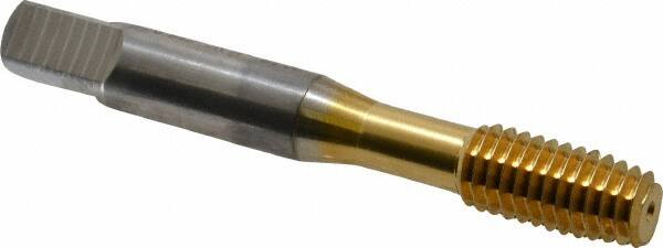 OSG - 3/8-16 UNC H5 Thread Limit Plug Thread Forming Tap - Cobalt, TiN Finish, 2-15/16" OAL, 1-1/4" Thread Length, Right Hand Thread, Series HY-PRO NRT - Exact Tooling