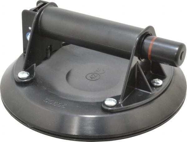Woods Power-Grip - 125 Lb. Capacity Industrial Pump Vacuum Cup - ABS Handle and 8 Inch Diameter - Exact Tooling