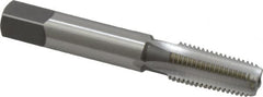 OSG - 1/16-27 NPT Thread, 4 Flute Standard Pipe Tap - 2-1/8" OAL, 11/16" Thread Length, 5/16" Shank Diam, Bright Finish, High Speed Steel - Exact Tooling