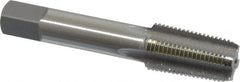 OSG - 1/8-27 NPT Thread, 4 Flute Standard Pipe Tap - 2-1/8" OAL, 3/4" Thread Length, 5/16" Shank Diam, Bright Finish, High Speed Steel - Exact Tooling