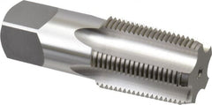 OSG - 1 - 11-1/2 NPT Thread, 5 Flute Standard Pipe Tap - 3-3/4" OAL, 1-3/4" Thread Length, 1-1/8" Shank Diam, Bright Finish, High Speed Steel - Exact Tooling