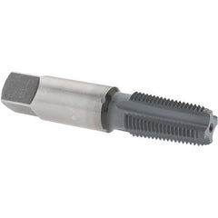 OSG - 1/8-27 NPT Thread, 4 Flute Standard Pipe Tap - 2-1/8" OAL, 3/4" Thread Length, 7/16" Shank Diam, elektraLUBE Finish, High Speed Steel - Exact Tooling