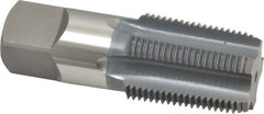OSG - 1 - 11-1/2 NPT Thread, 5 Flute Standard Pipe Tap - 3-3/4" OAL, 1-3/4" Thread Length, 1-1/8" Shank Diam, elektraLUBE Finish, High Speed Steel - Exact Tooling