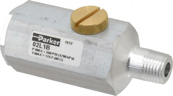 Parker - 250 Max psi, Inline Filters, Regulators & Lubricators - 32 CFM, Lubricator, 2.66" High - Exact Tooling