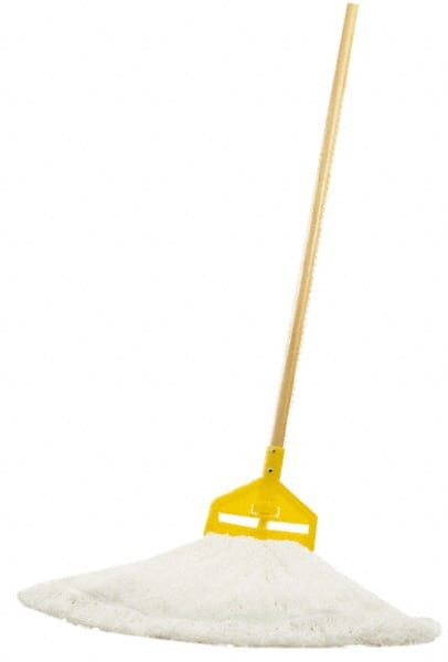 Rubbermaid - Medium Nylon Loop End Mop Pad - Quick Change Connection, Use with WetJet Mops, Cleaning Solution - Exact Tooling