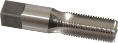 Reiff & Nestor - 1/4-19" BSPP, 4 Flutes, Bottoming Chamfer, Bright Finish, High Speed Steel British Standard Pipe Tap - 0.5625" Shank Diam, 0.421" Square Size, 1-1/16" Thread Length, 2-7/16" Overall Length, Series 122P - Exact Tooling